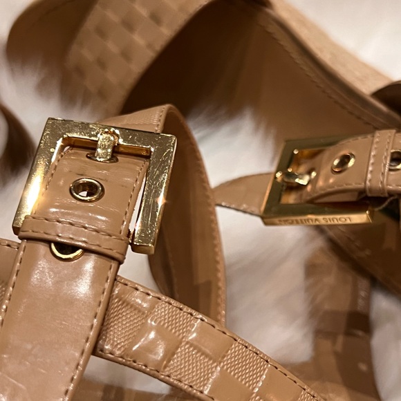 Louis Vuitton Jute Wedges - Picture 13 of 17